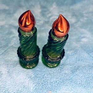 Two Vintage Avon Glass Cologne Bottles…pre owned in excellent condition.